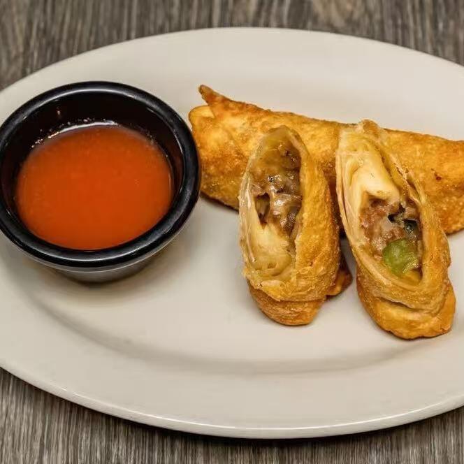 Philly Cheese Steak Egg Roll